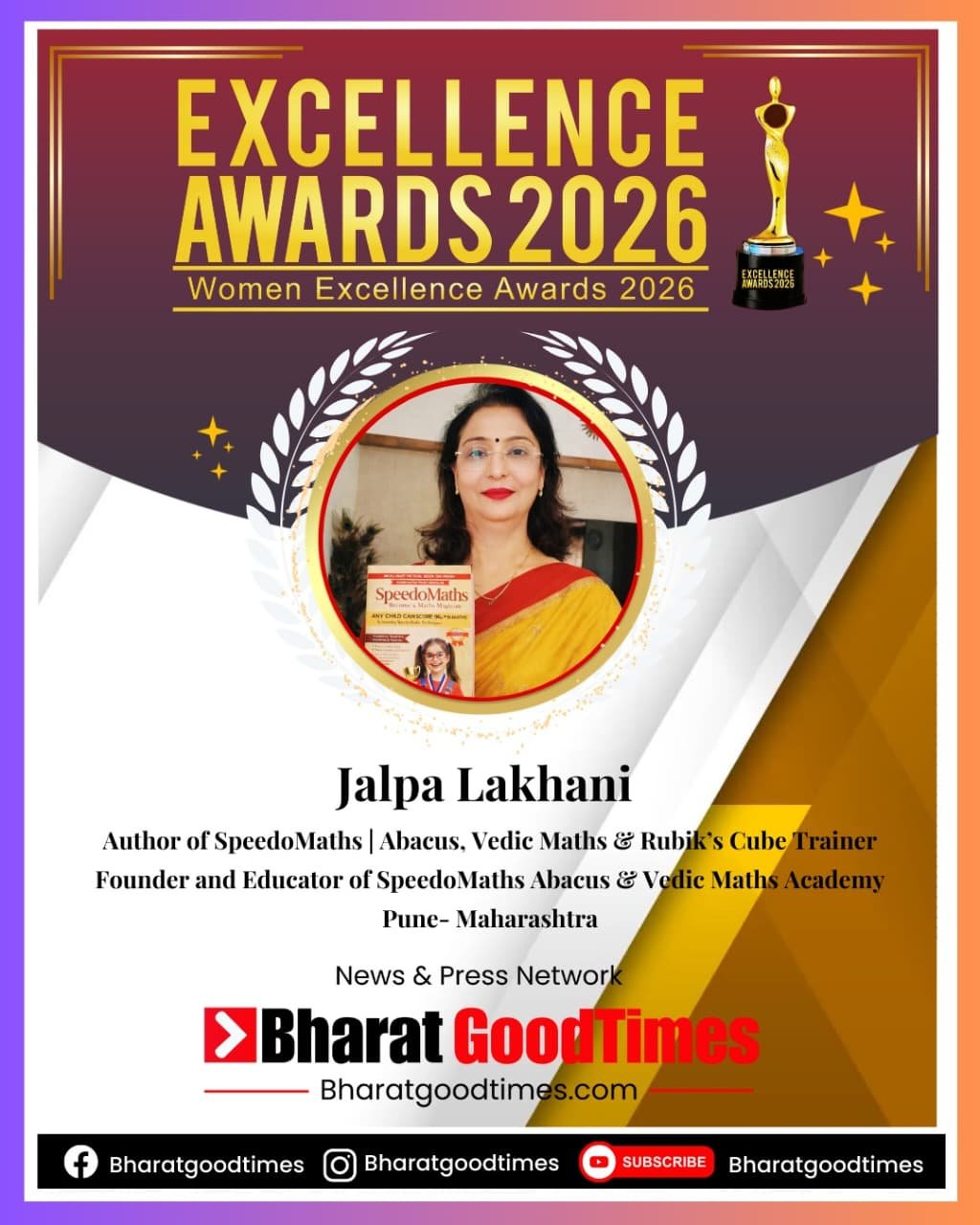 Women Excellence Award 2026 — Jalpa Lakhani