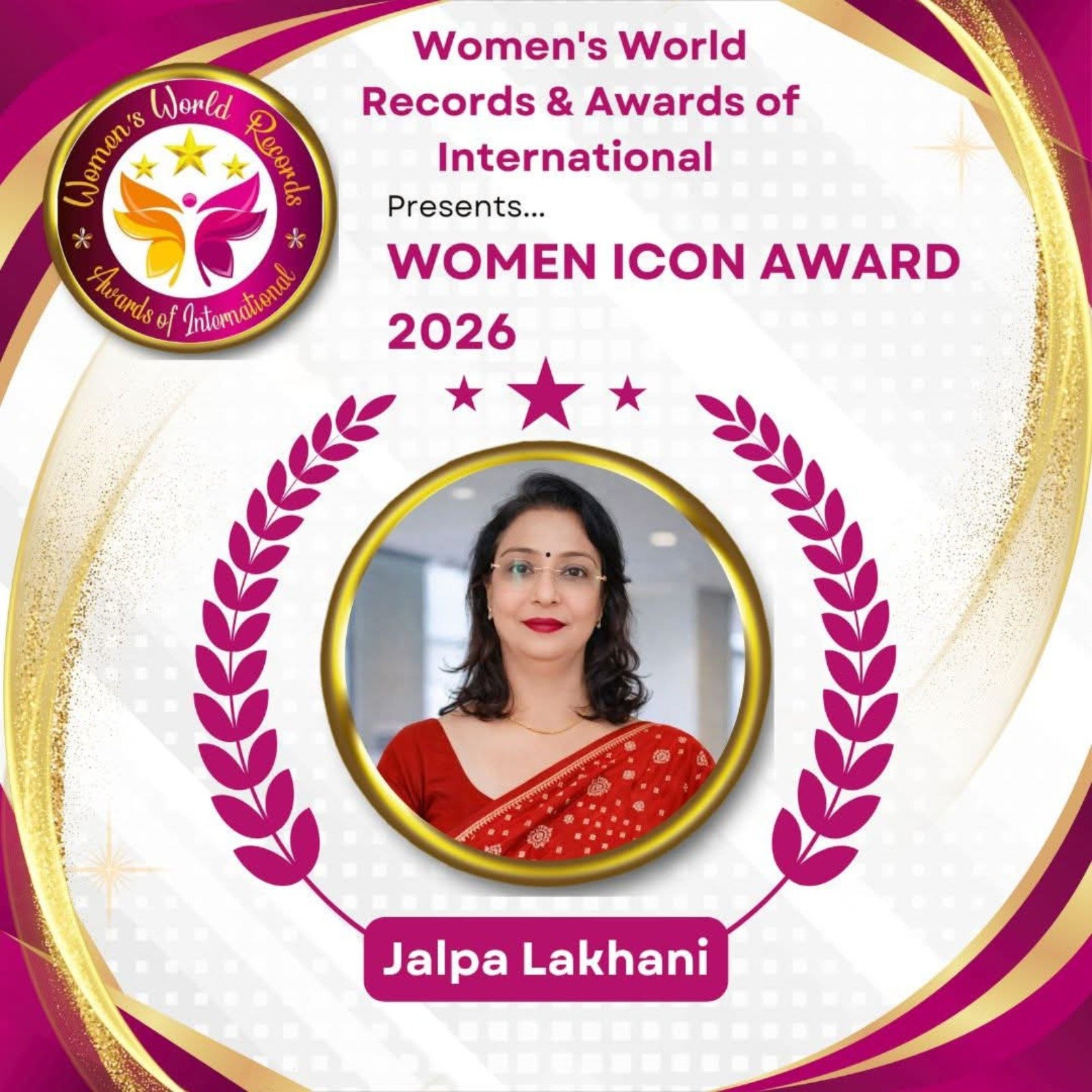 Women Icon Award 2026 — Jalpa Lakhani